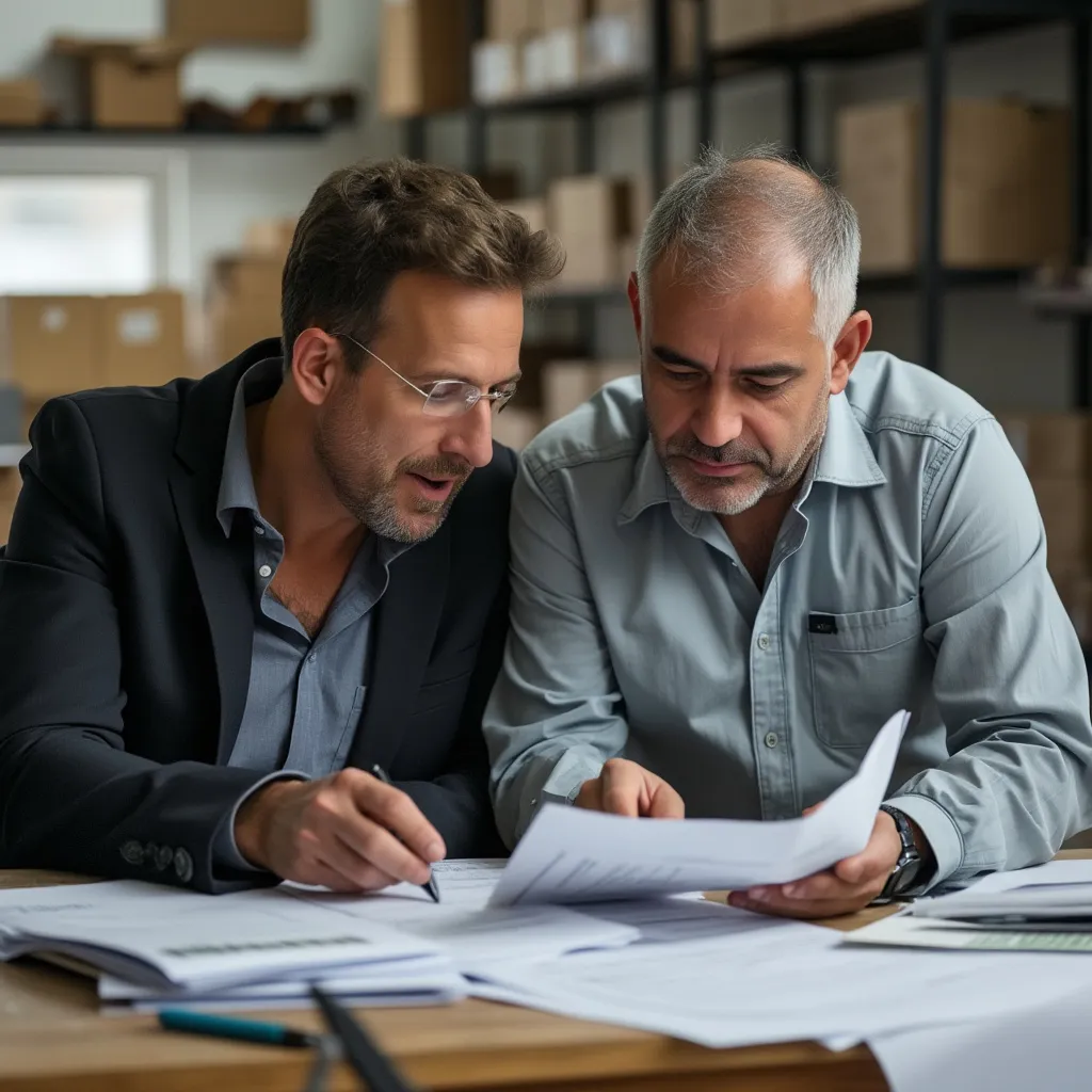 Consultor de FinArg asesorando a un cliente PyME